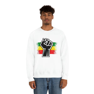 Black Fist Unisex Heavy Blend™ Crewneck Sweatshirt