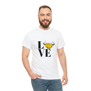 LOVE JCSU Unisex Heavy Cotton Tee