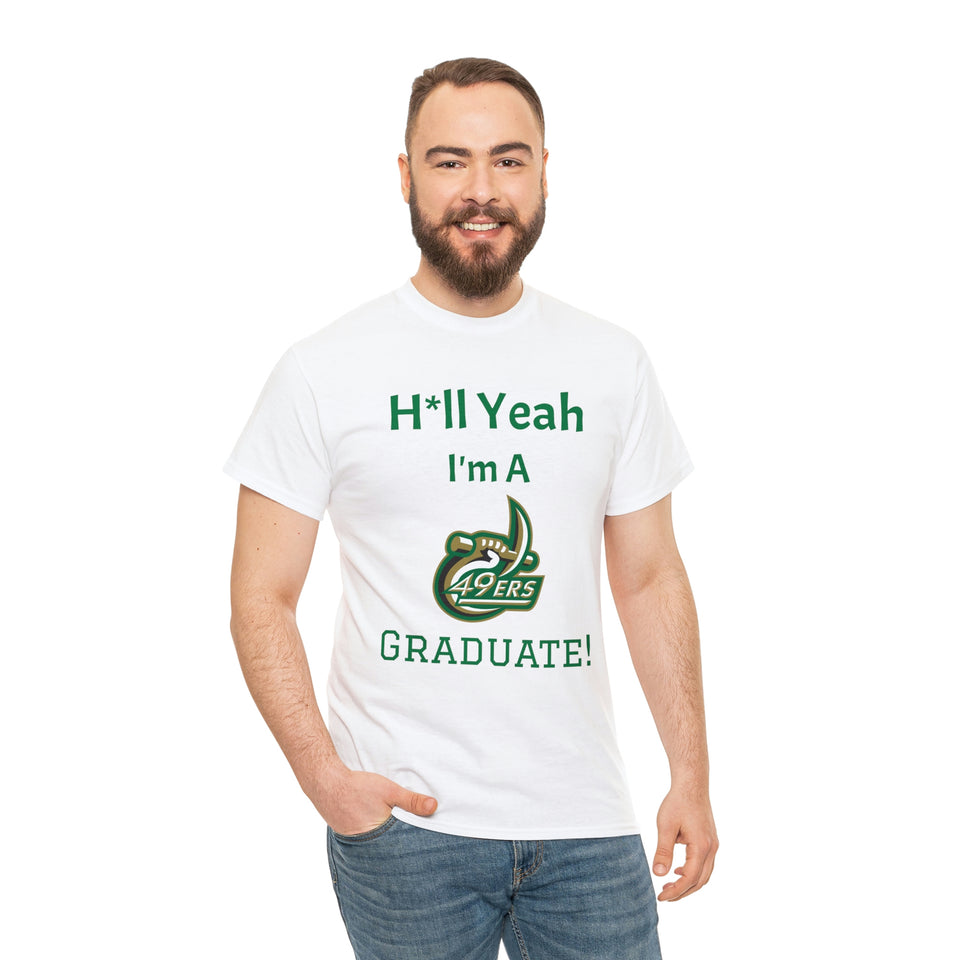 H*ll Yeah! UNC Charlotte Senior Unisex Heavy Cotton Tee