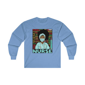 Black Nurse Long Sleeve Tee