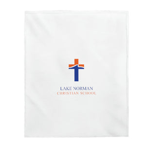 Lake Norman Christian School Velveteen Plush Blanket