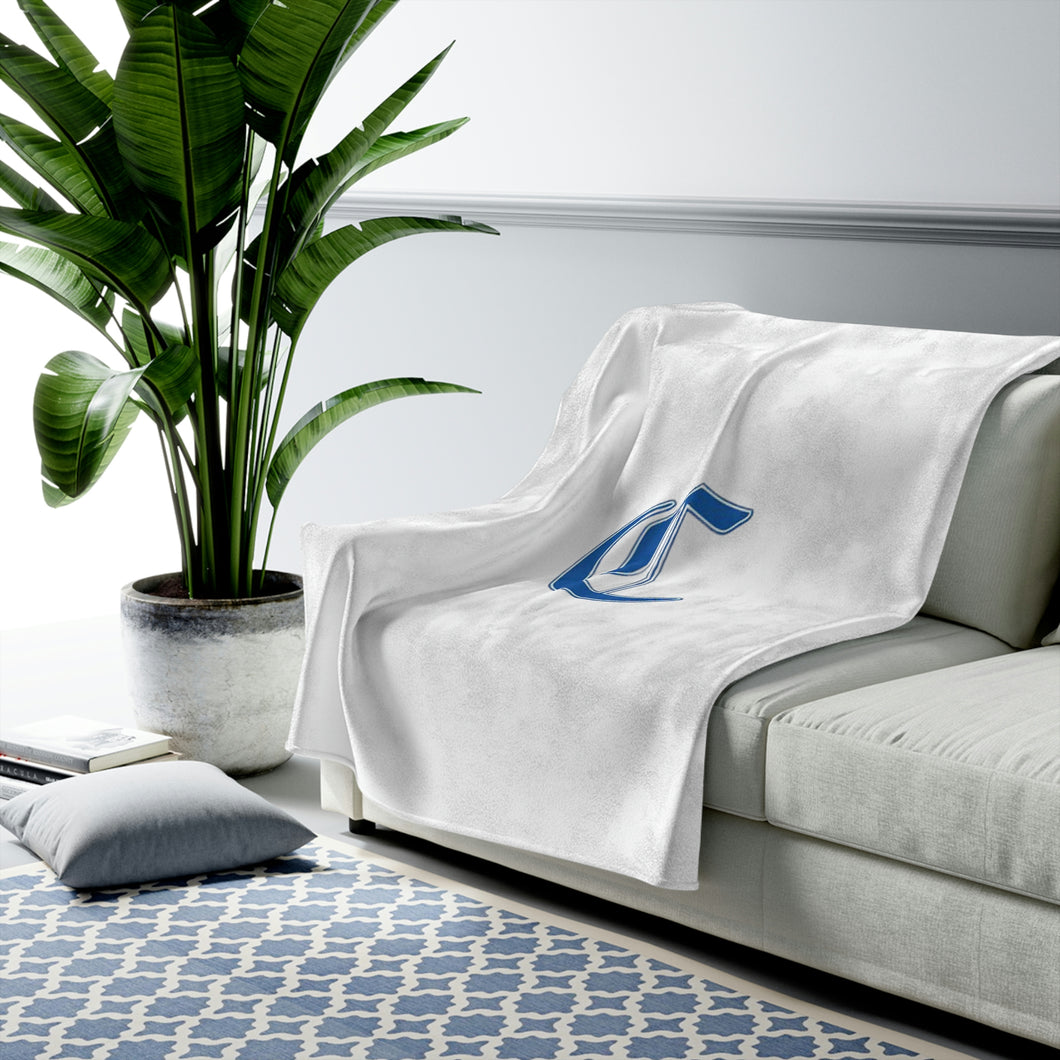 Charlotte Christian Velveteen Plush Blanket