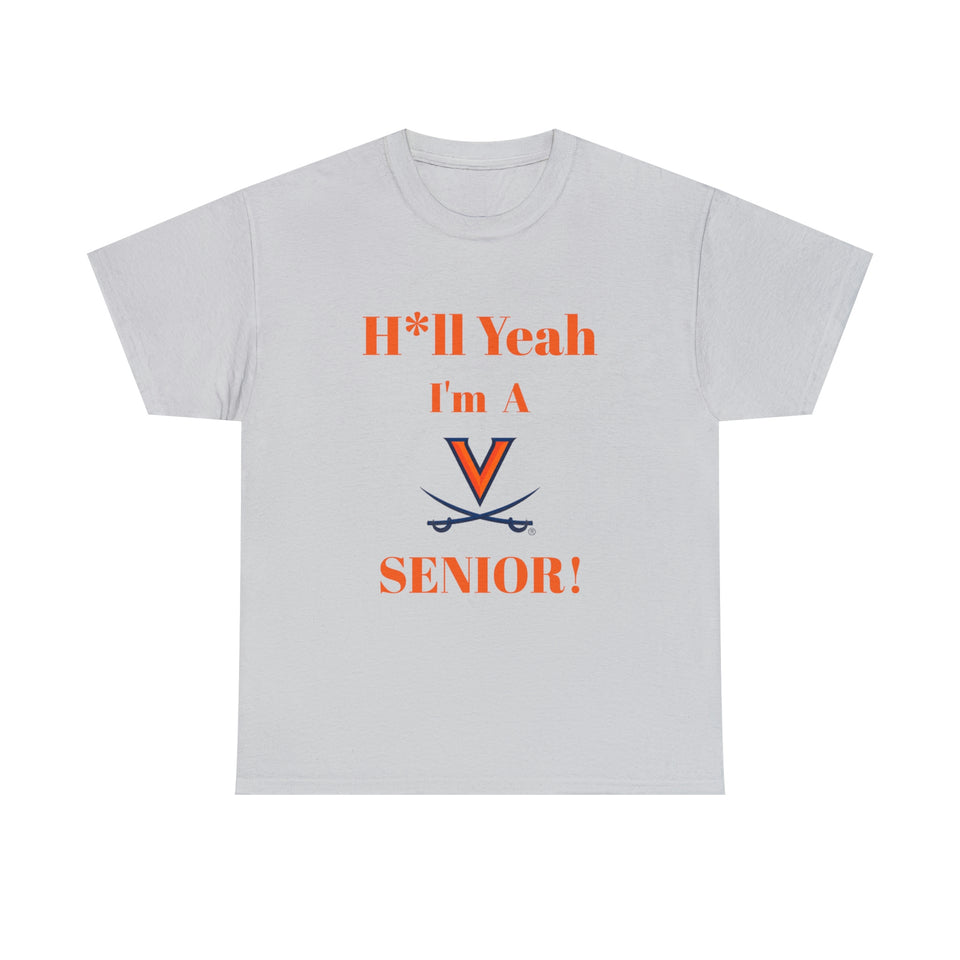 H*ll Yeah! Virginia Cavaliers Senior Unisex Heavy Cotton Tee