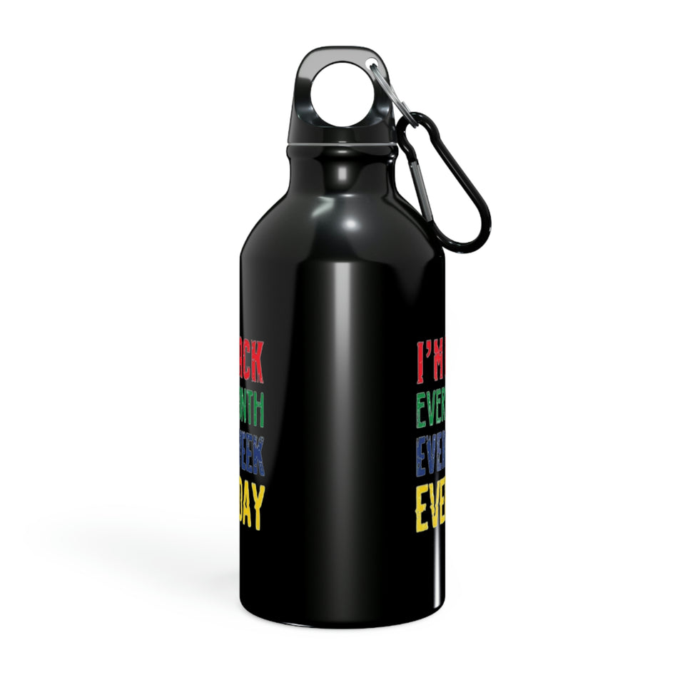 I'm Black Every Month Week Day Oregon Sport Bottle