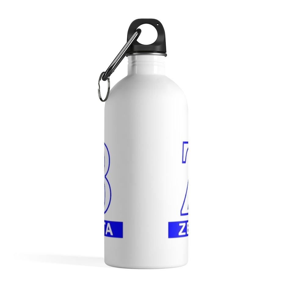 Zeta Phi Beta Stainless Steel Water Bottle