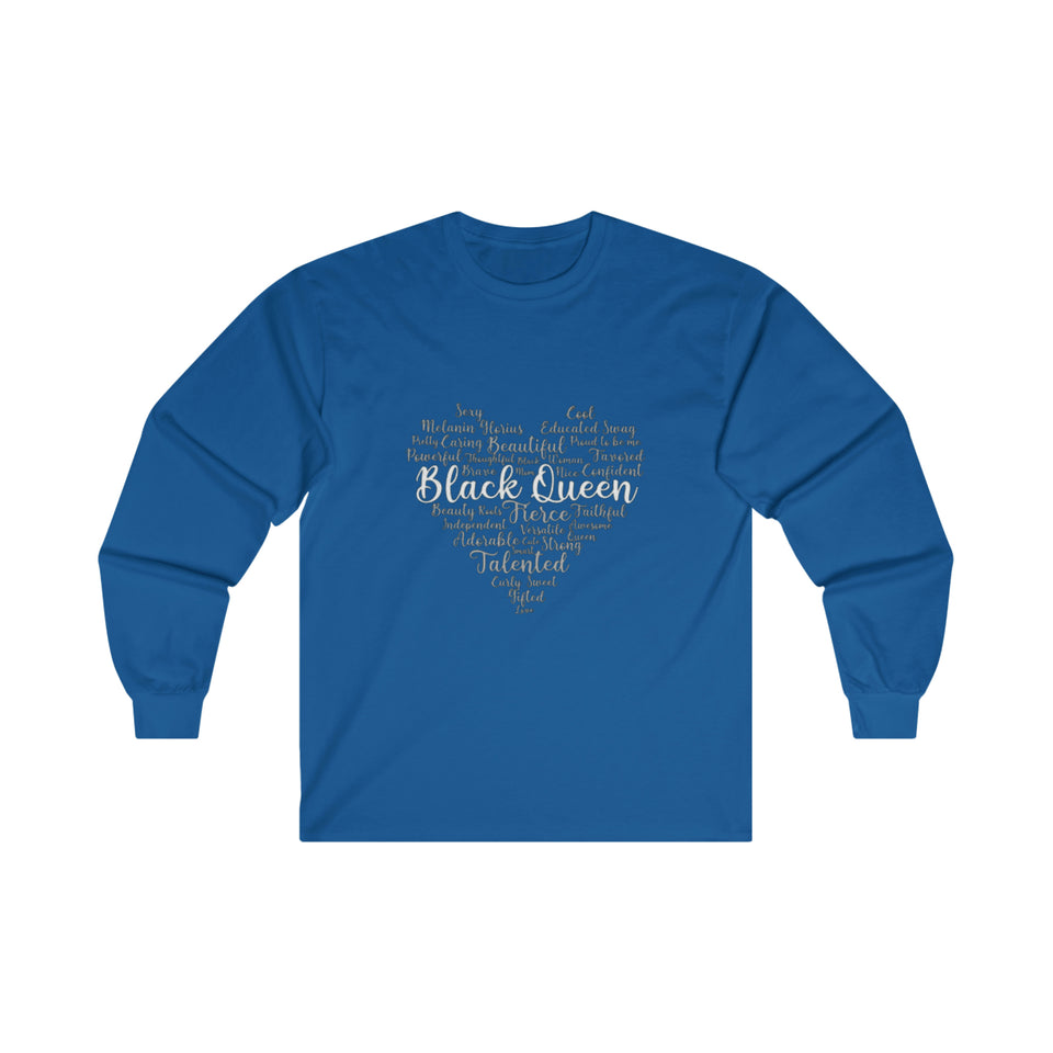 Black Queen Long Sleeve Tee