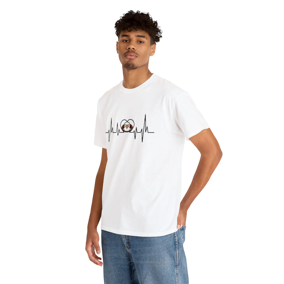 Boston College Heartbeat Unisex Heavy Cotton Tee