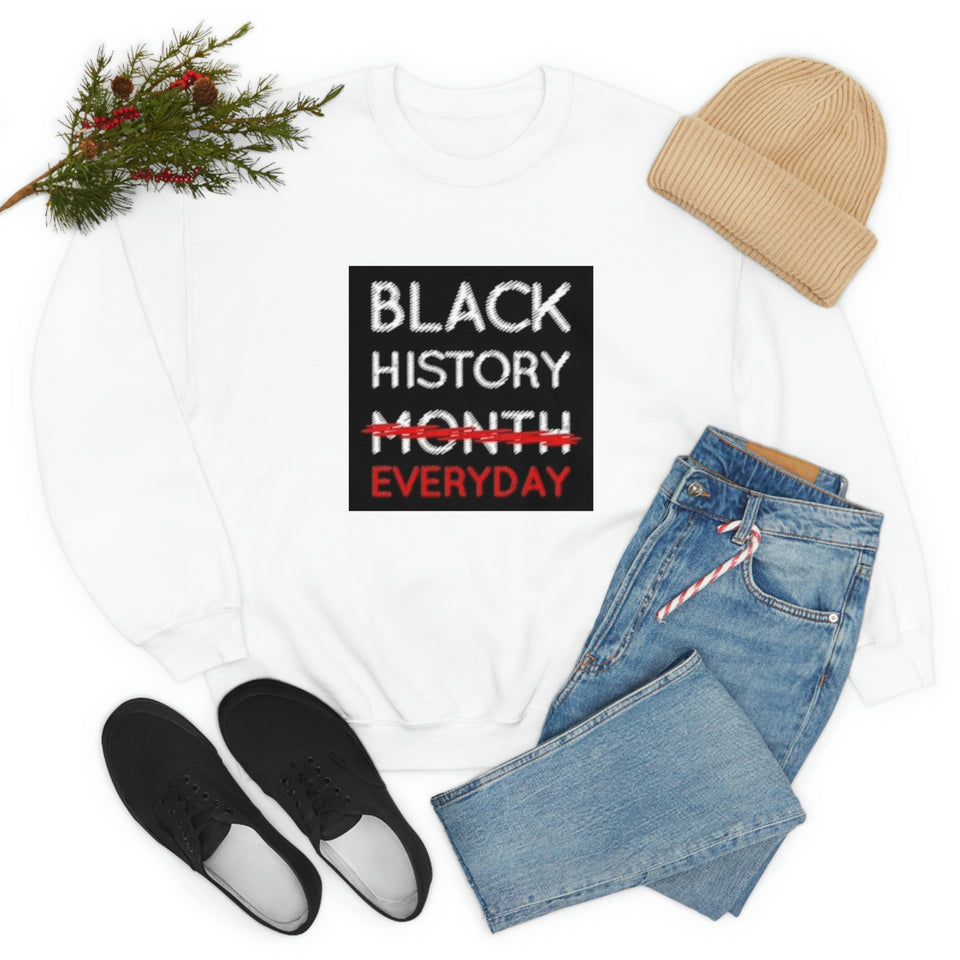 Black History Everyday Unisex Heavy Blend™ Crewneck Sweatshirt