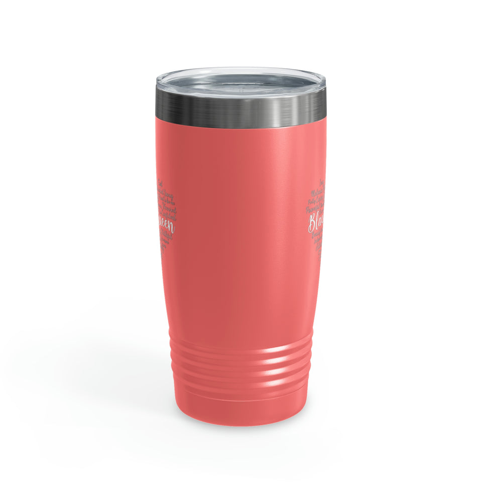 Black Queen Ringneck Tumbler, 20oz