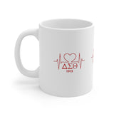 Delta Heartbeat Ceramic Mug 11oz