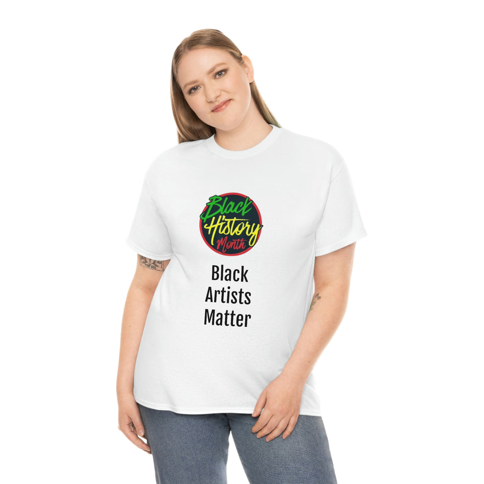 Black Artists Matter Cotton Tee