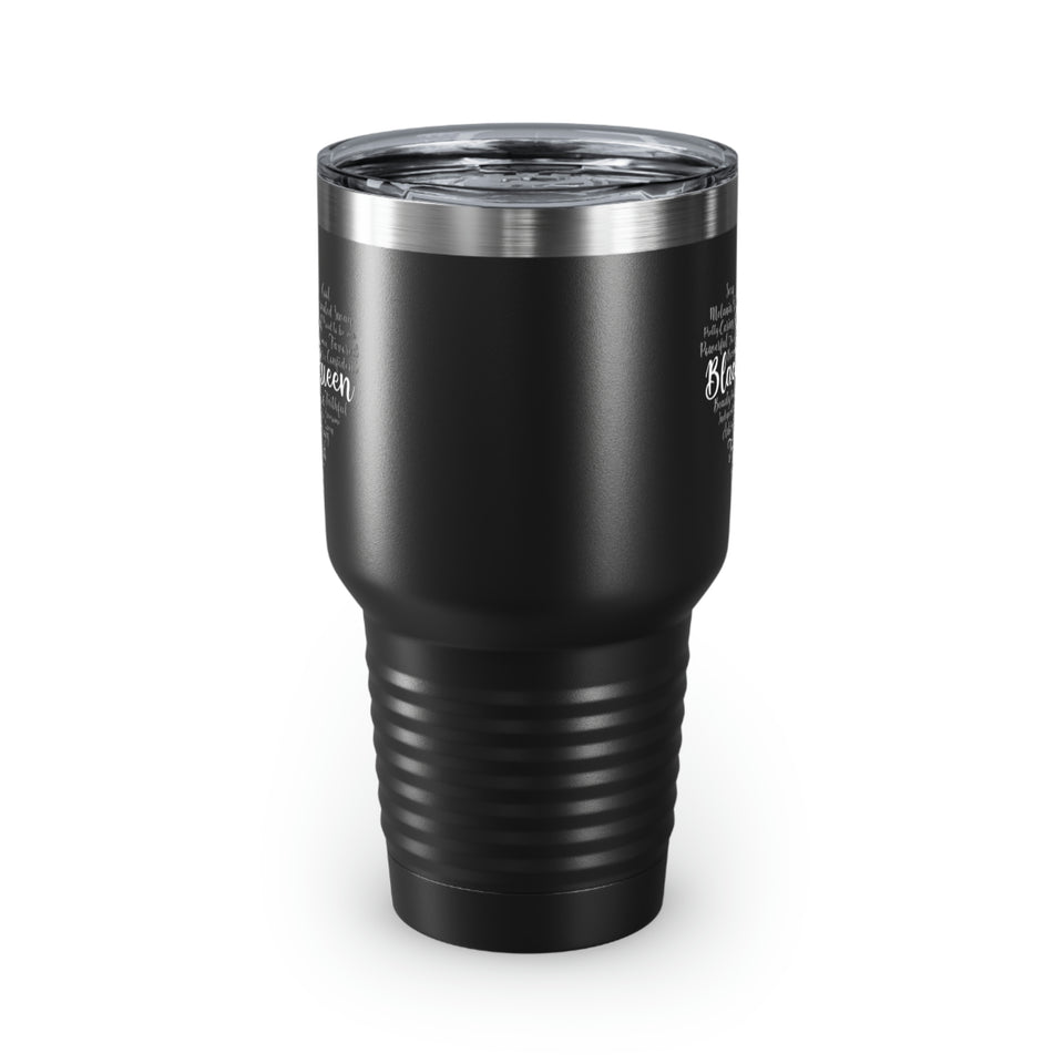 Black Queen Ringneck Tumbler, 30oz