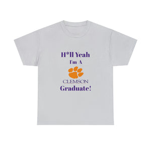 H*ll Yeah Clemson Unisex Heavy Cotton Tee