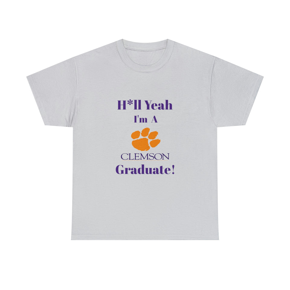 H*ll Yeah Clemson Unisex Heavy Cotton Tee