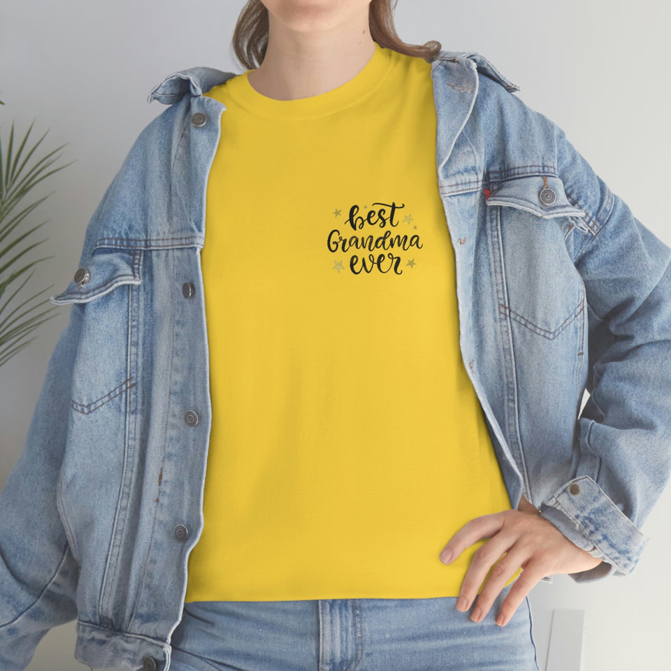 Best Grandma Ever Unisex Heavy Cotton Tee