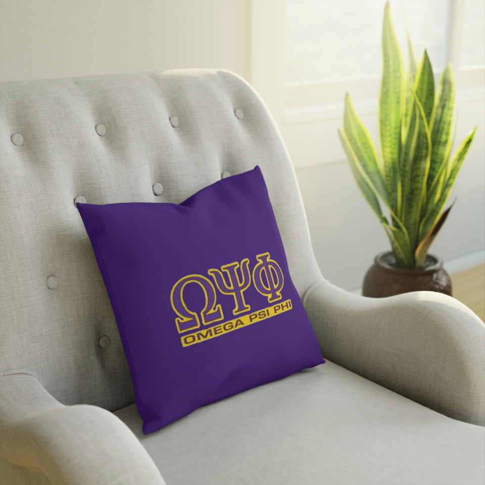 Omega Psi Phi Cushion