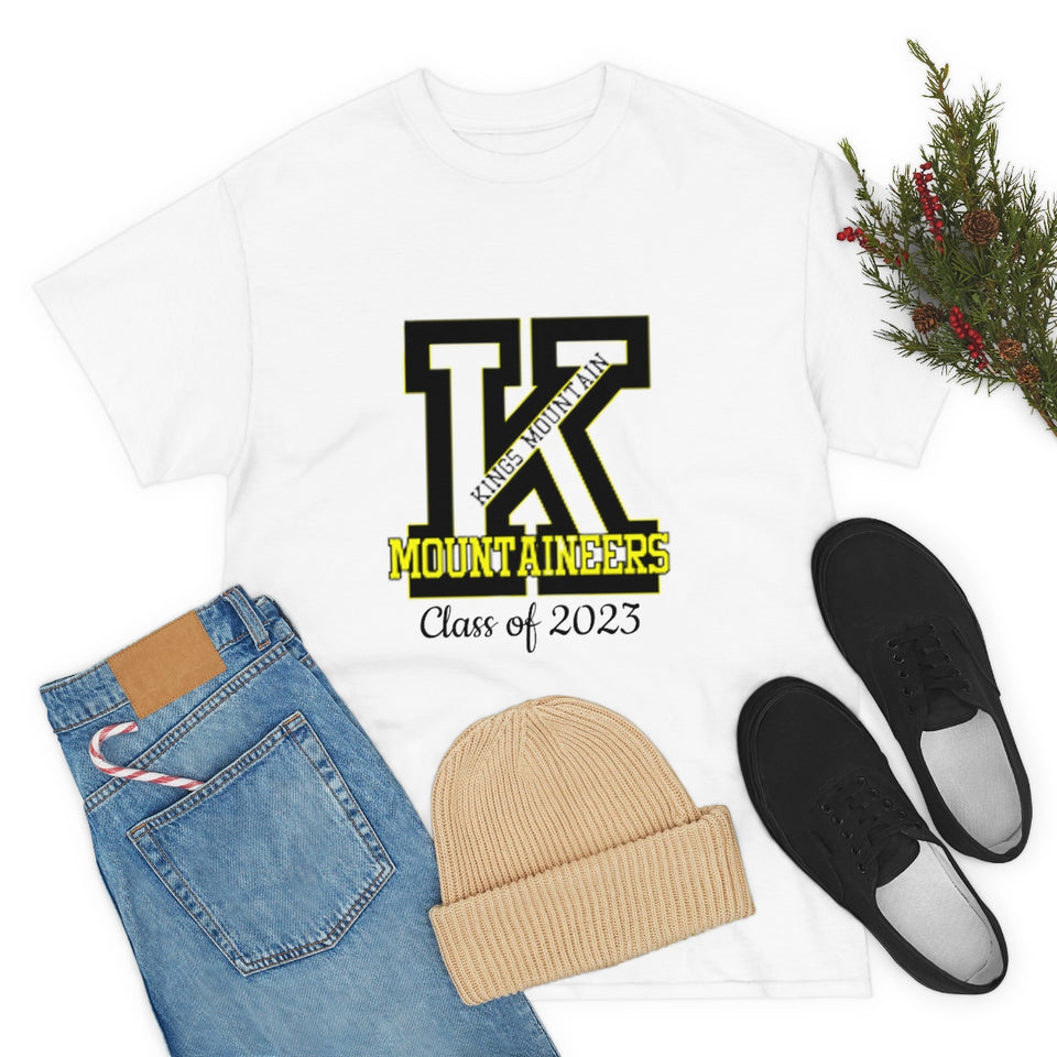 Kings Mountain High School Class of 2023 Unisex Heavy Cotton Tee