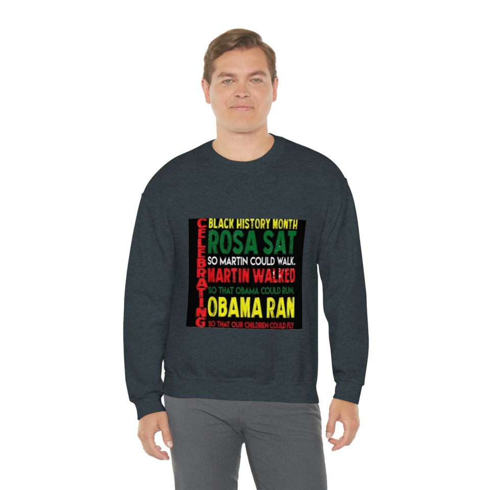 Celebrating Black History Month Unisex Heavy Blend™ Crewneck Sweatshirt