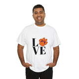 LOVE Clemson Unisex Heavy Cotton Tee