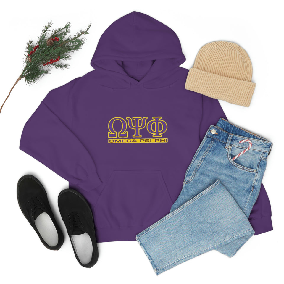 Omega Psi Phi Unisex Heavy Blend™ Hooded Sweatshirt