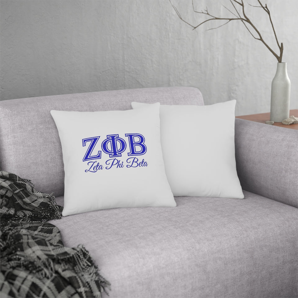 Zeta Phi Beta Waterproof Pillows