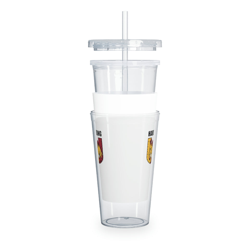 Harding University Plastic Tumbler with Straw