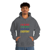 I'm Black Every Month Week Day Unisex Heavy Blend™ Hooded Sweatshirt