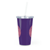 Happy Mother's Day Stepmom Spanish  Plastic Tumbler with Straw