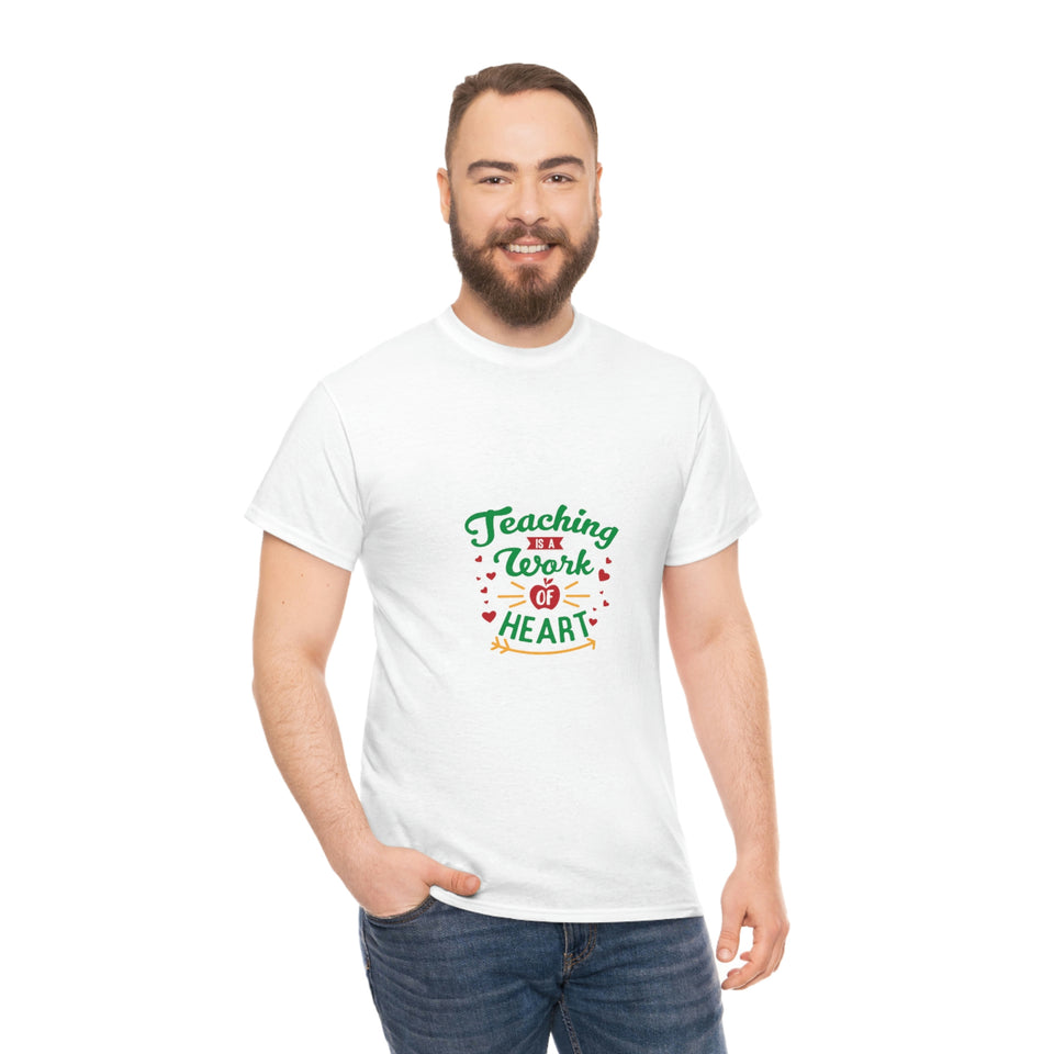 Work of Heart Cotton Tee