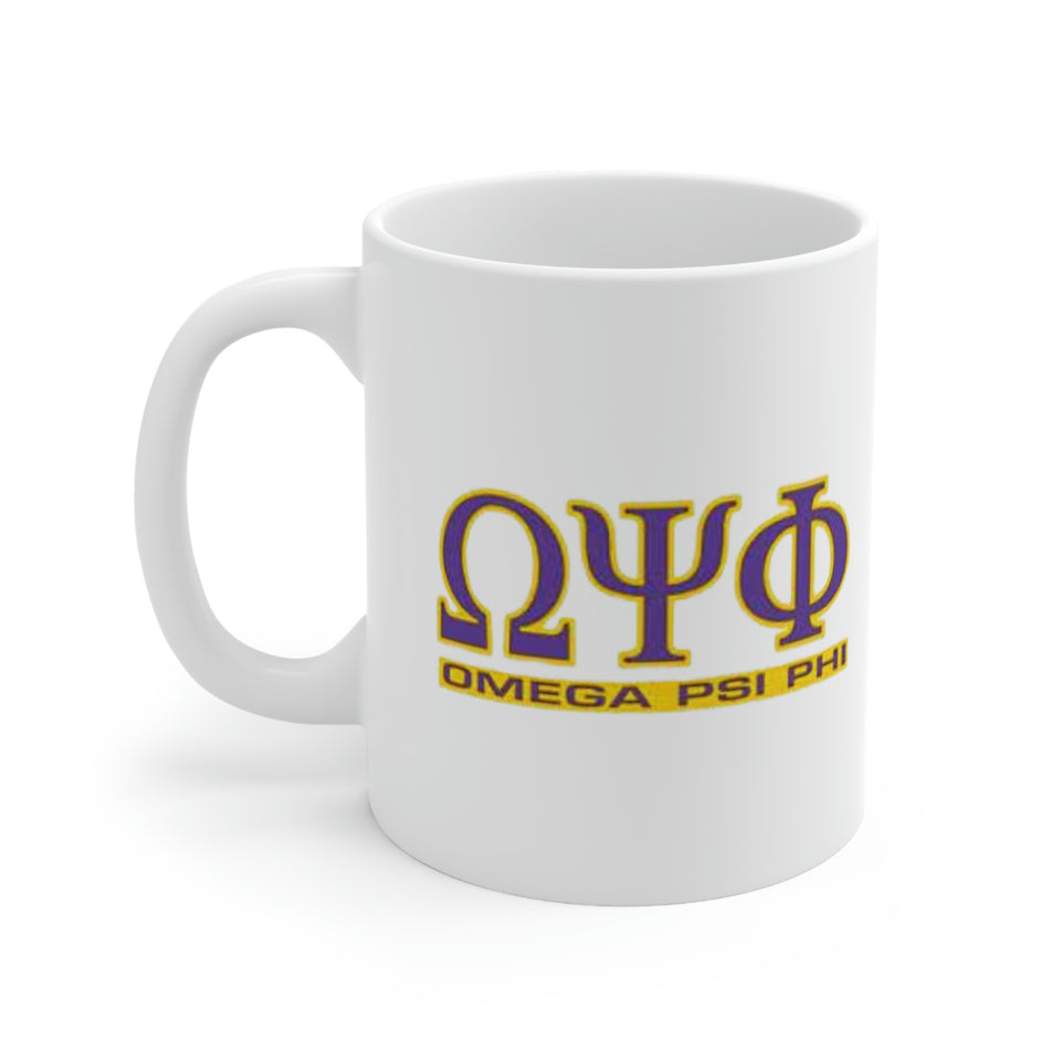 Omega Psi Phi Ceramic Mug 11oz