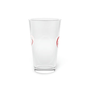 DST Heart Pint Glass, 16oz