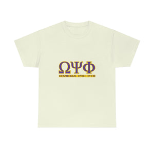 Omega Psi Phi Unisex Heavy Cotton Tee