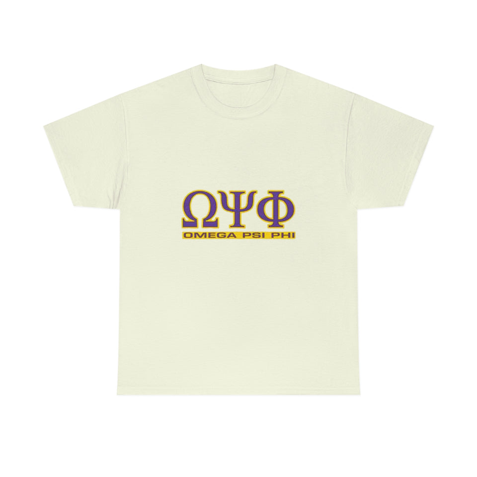 Omega Psi Phi Unisex Heavy Cotton Tee