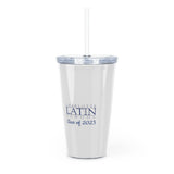 Charlotte Latin Class of 2023 Plastic Tumbler with Straw