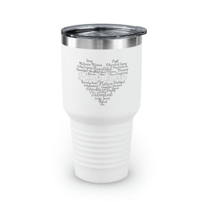 Black Queen Ringneck Tumbler, 30oz