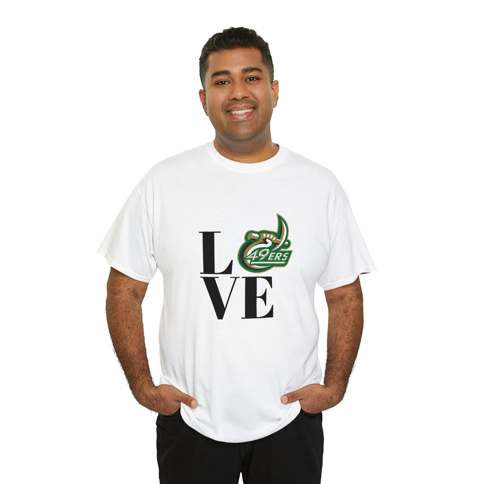 LOVE UNCC Unisex Heavy Cotton Tee