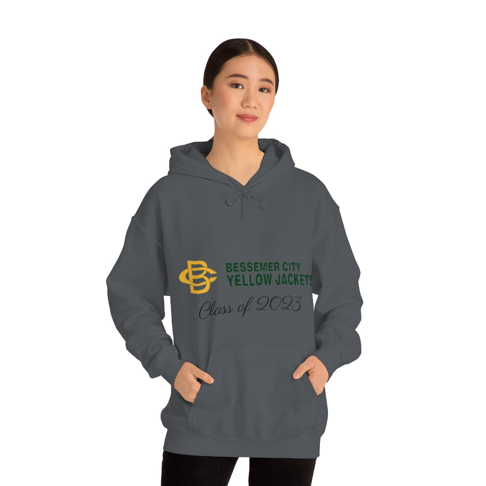 Bessemer City Yellow Jackets Class of 2023 Unisex Heavy Blend™ Hooded Sweatshirt