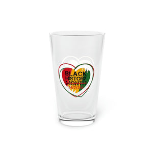Black History 24/7/365 Pint Glass, 16oz
