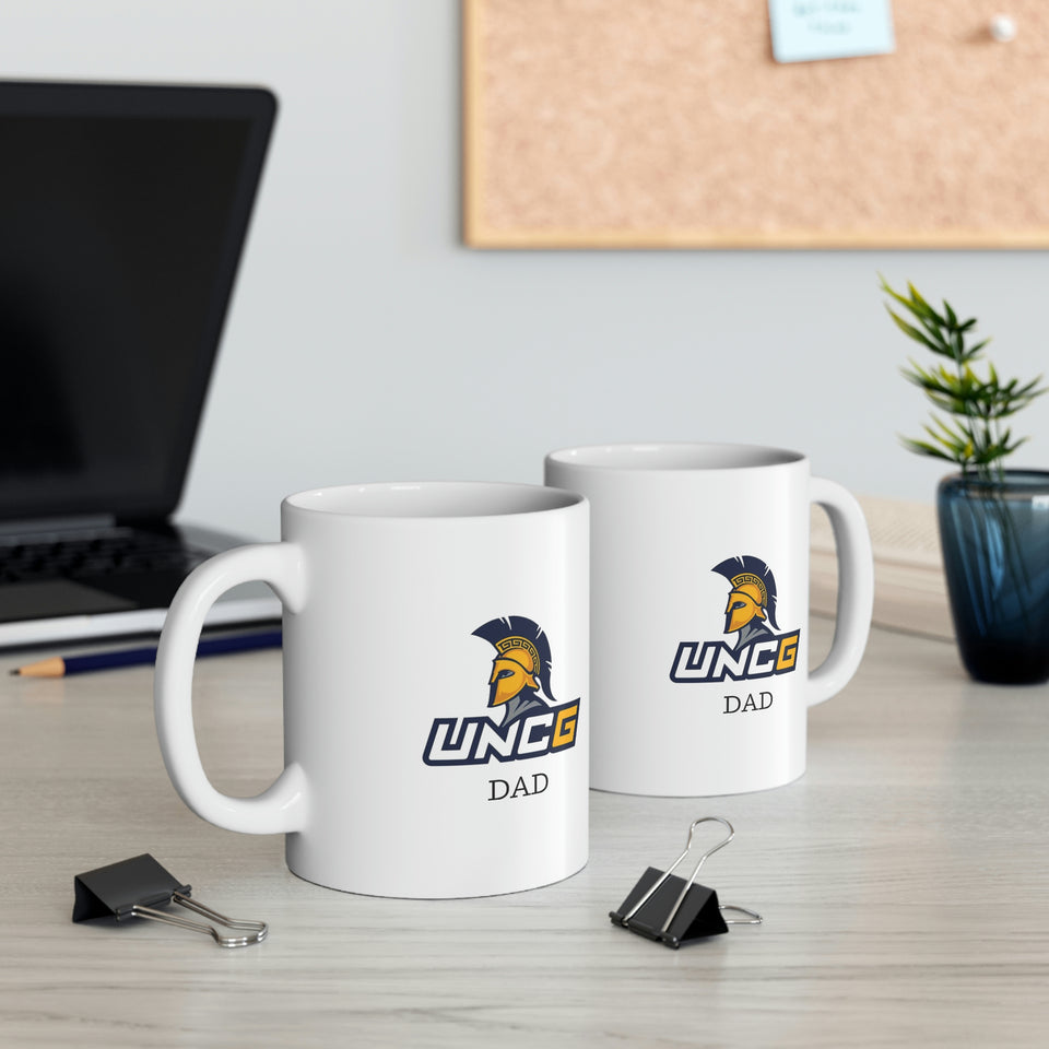 UNCG Dad Ceramic Mug 11oz