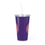 Happy Mother's Day Stepmom Spanish  Plastic Tumbler with Straw
