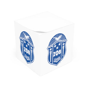 Zeta Phi Beta Note Cube