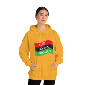 I Am Black History Unisex Heavy Blend™ Hooded Sweatshirt