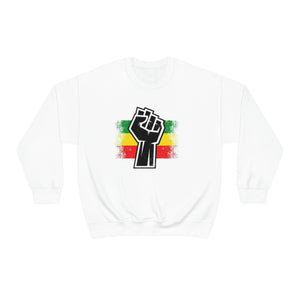 Black Fist Unisex Heavy Blend™ Crewneck Sweatshirt