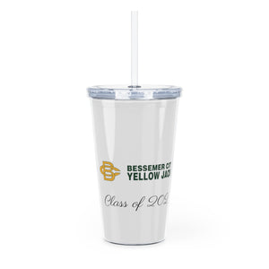 Bessemer City Yellow Jackets Class of 2023 Plastic Tumbler with Straw