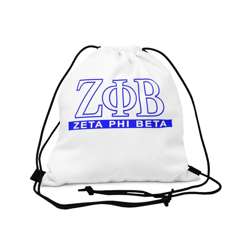 Zeta Phi Beta Drawstring Bag
