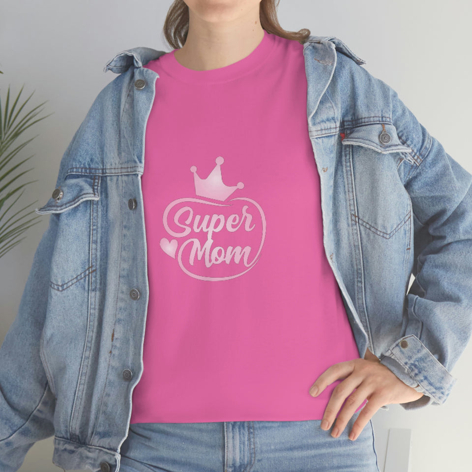 Super Mom Unisex Heavy Cotton Tee