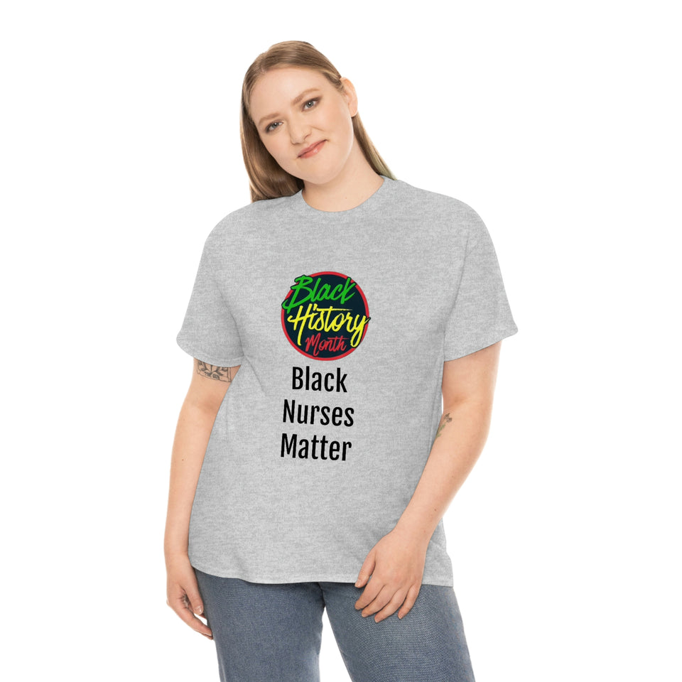 Black Nurses Matter Cotton Tee