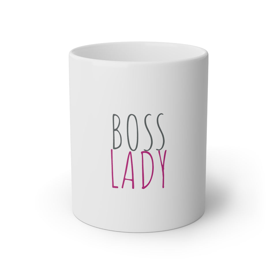 Boss Lady White Mug, 11oz