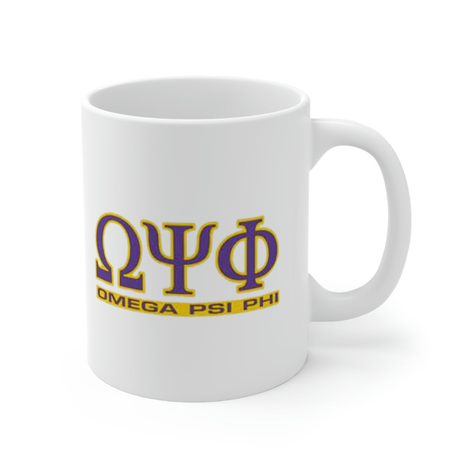 Omega Psi Phi Ceramic Mug 11oz