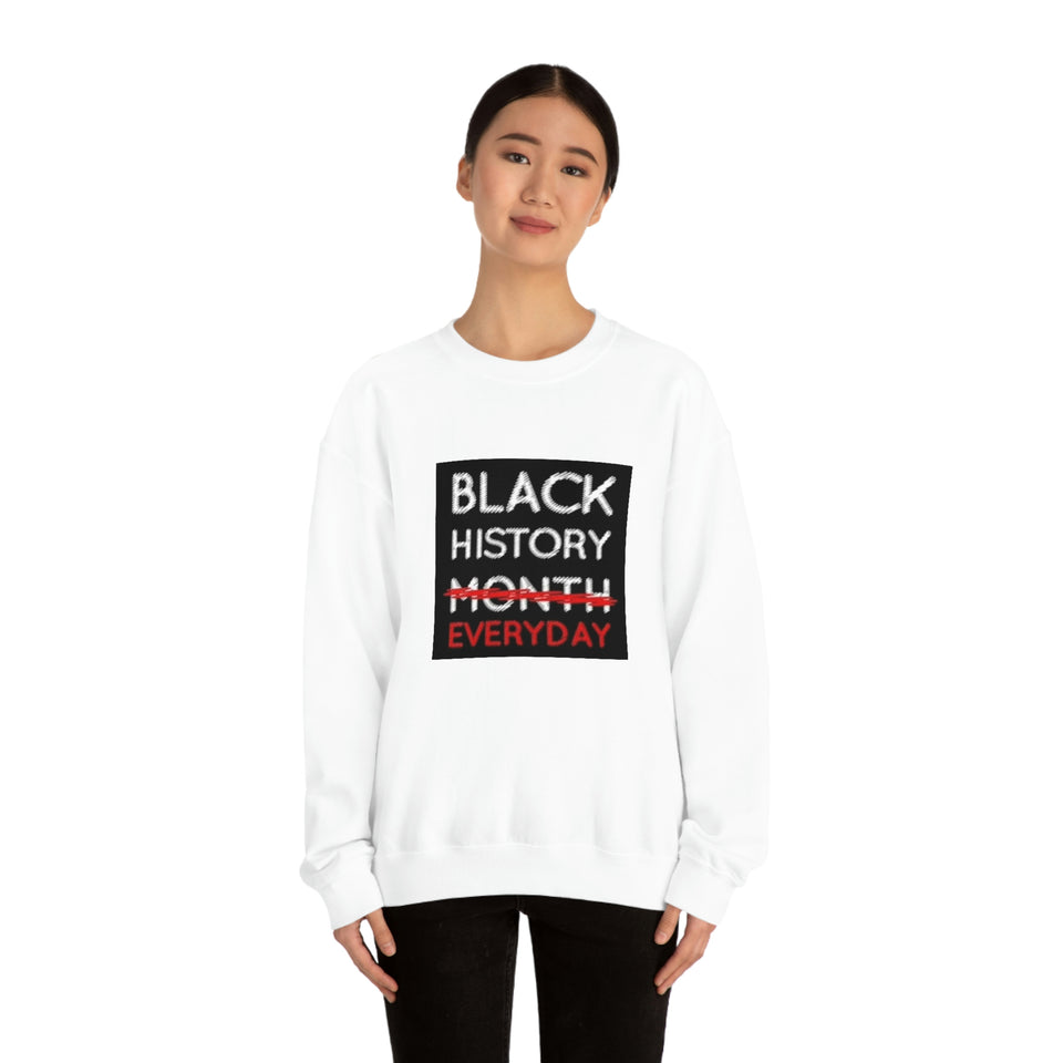 Black History Everyday Unisex Heavy Blend™ Crewneck Sweatshirt